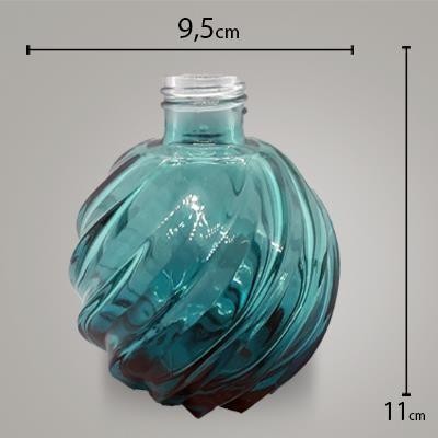 Frasco Bola Aspiral Verde 120ml
