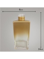 Frasco Square Dourado Degradê 250ml