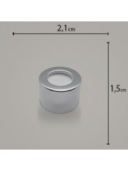 Tampa Metal Luxo 18 C/ Furo Prata