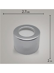 Tampa Metal Luxo 24 C/ Furo Prata