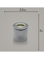 Tampa Metal Luxo 24/415 C/ Furo Prata