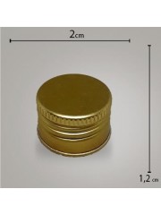 Tampa Metal Dourada R18