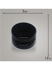 Tampa Metal Preta R24