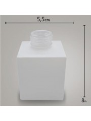 Frasco Cube Branco  100ml