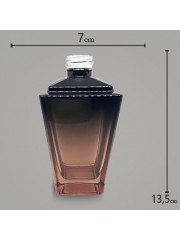 Vidro Piramide Preto C/ Rosé 250ml